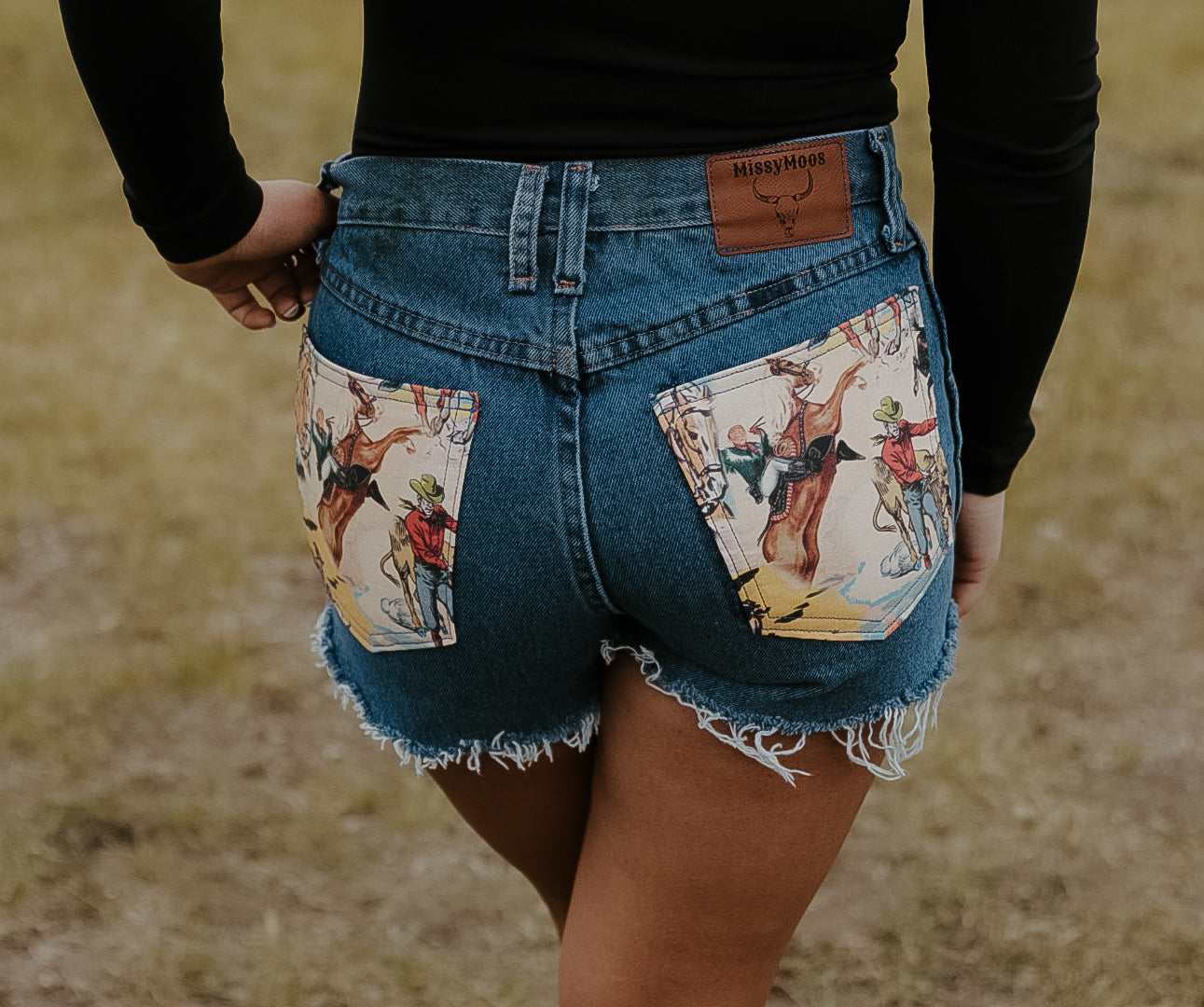 MissyMoos Denim Shorts Retro Cowboy *Limited Edition 2024*