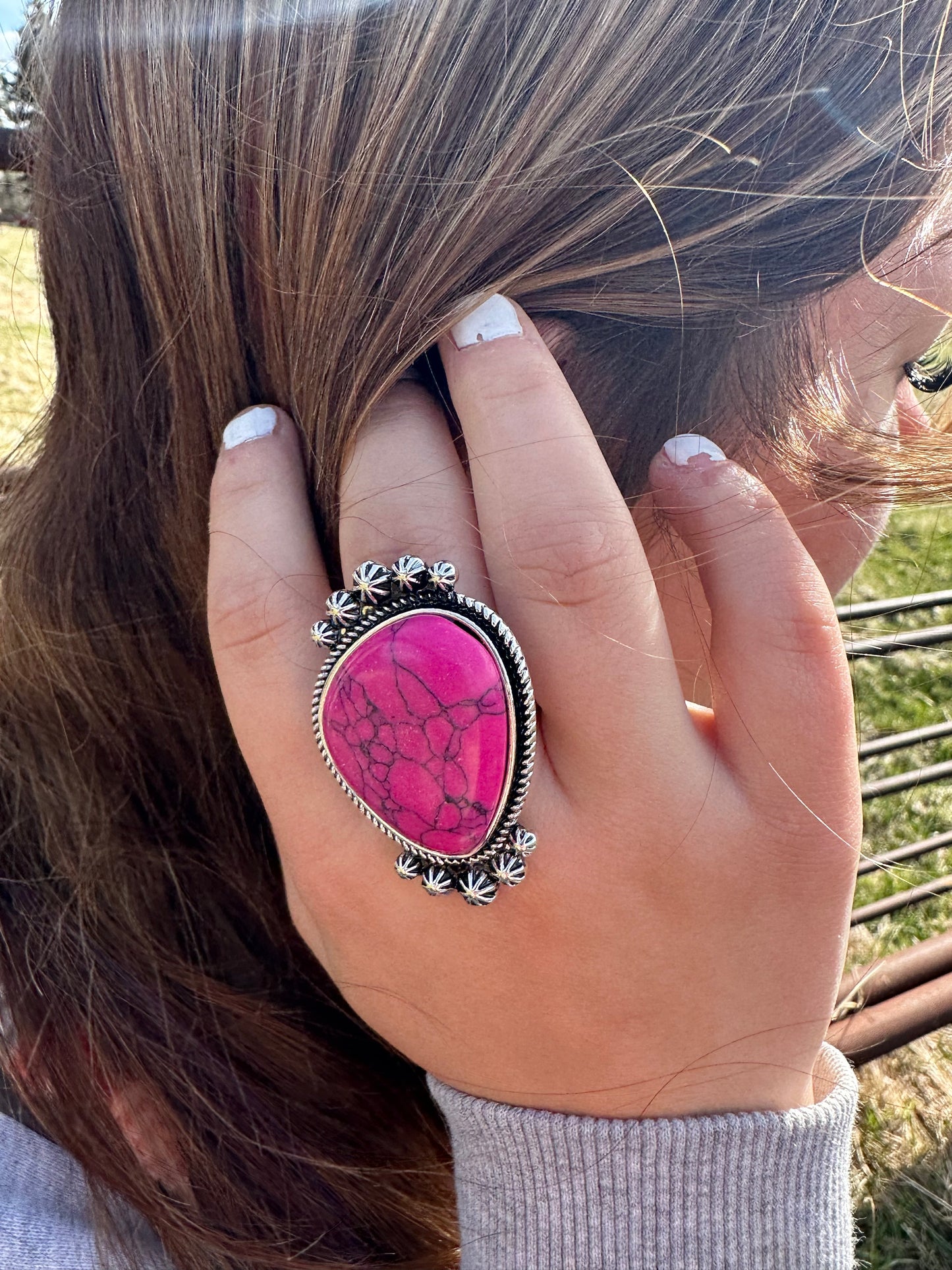 Hot pink Ring