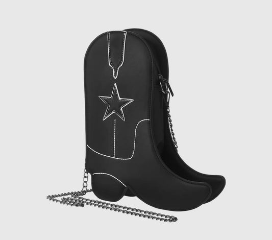 Boot purse black