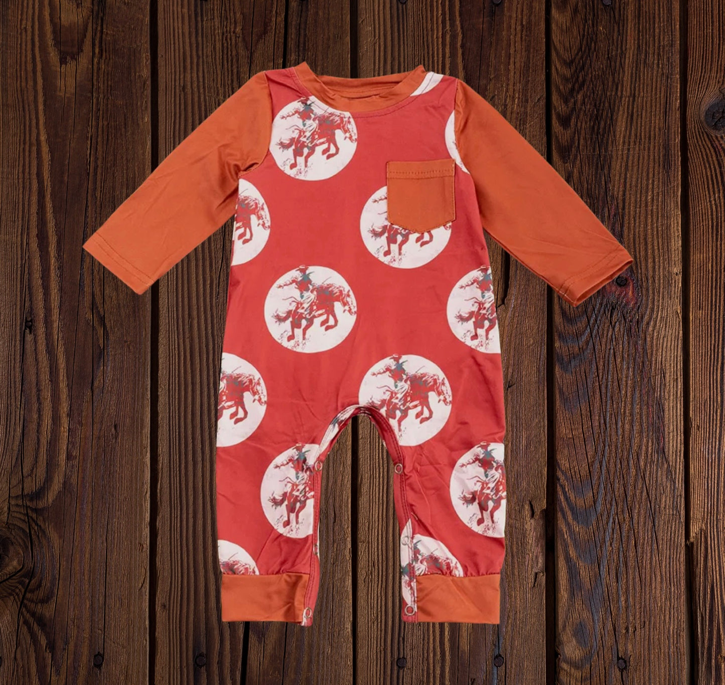 Copper Cowboy Onesie