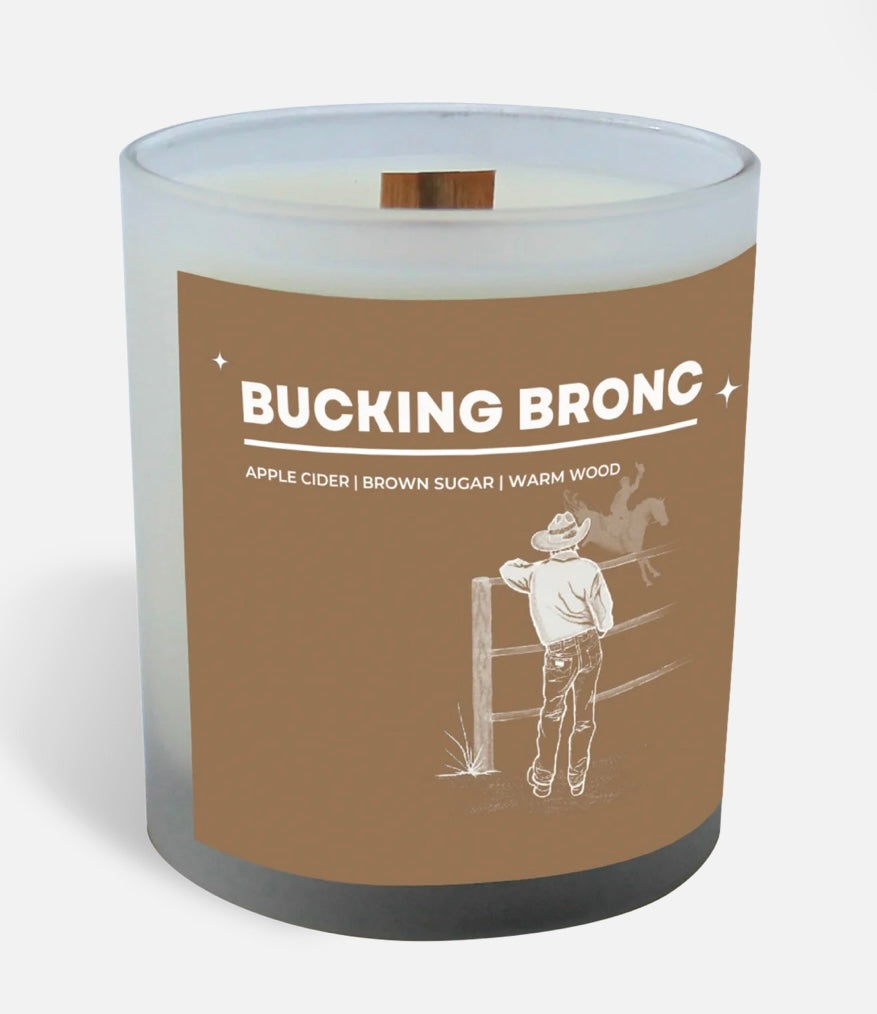 CANDLE BUCKING BRONC