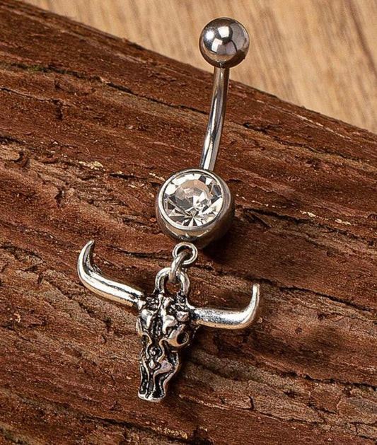 Belly Ring SteerSkull