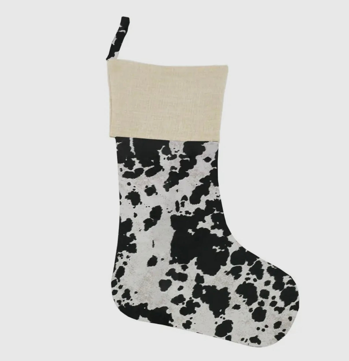 Cow print stocking