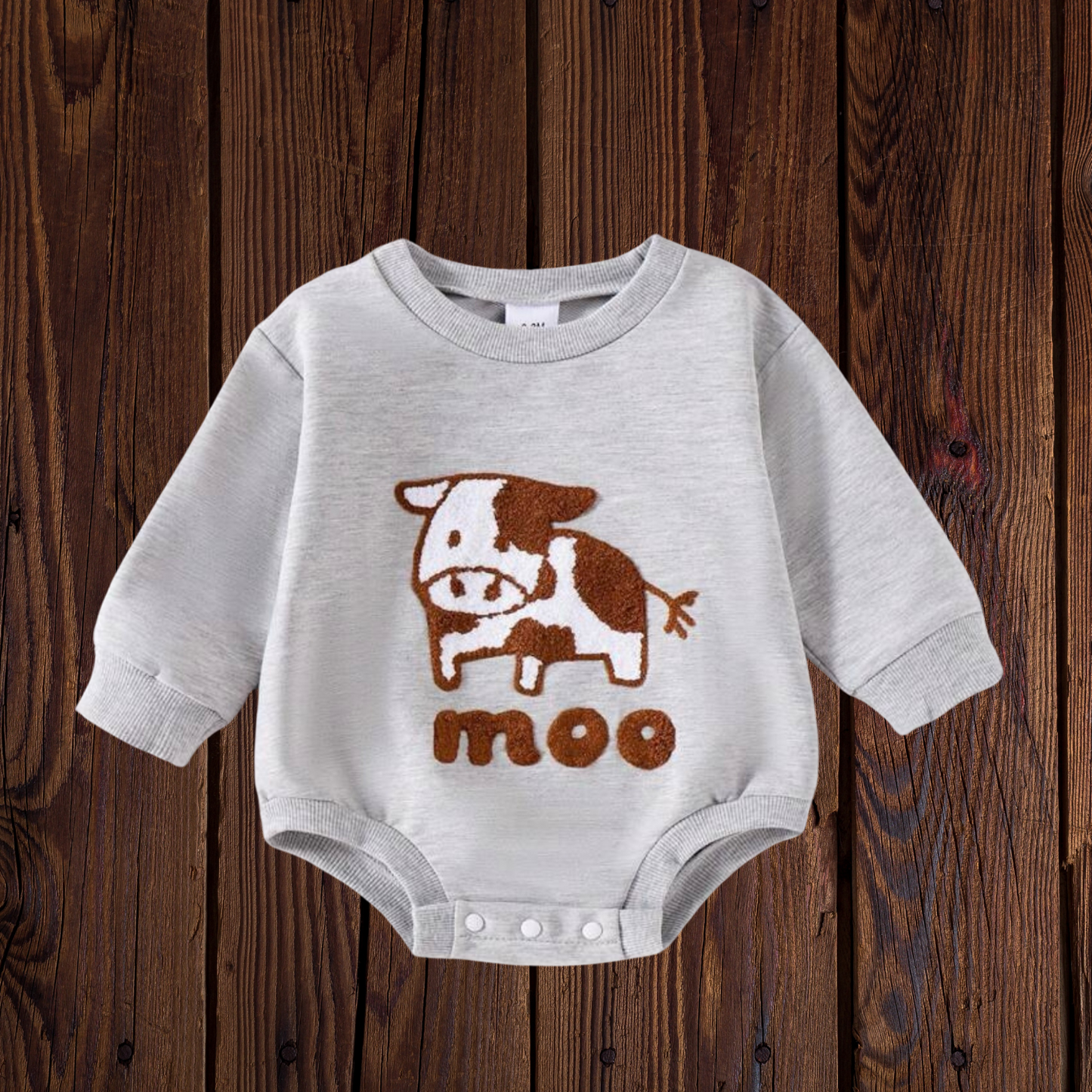 Moo Cow Sweatshirt Onesie